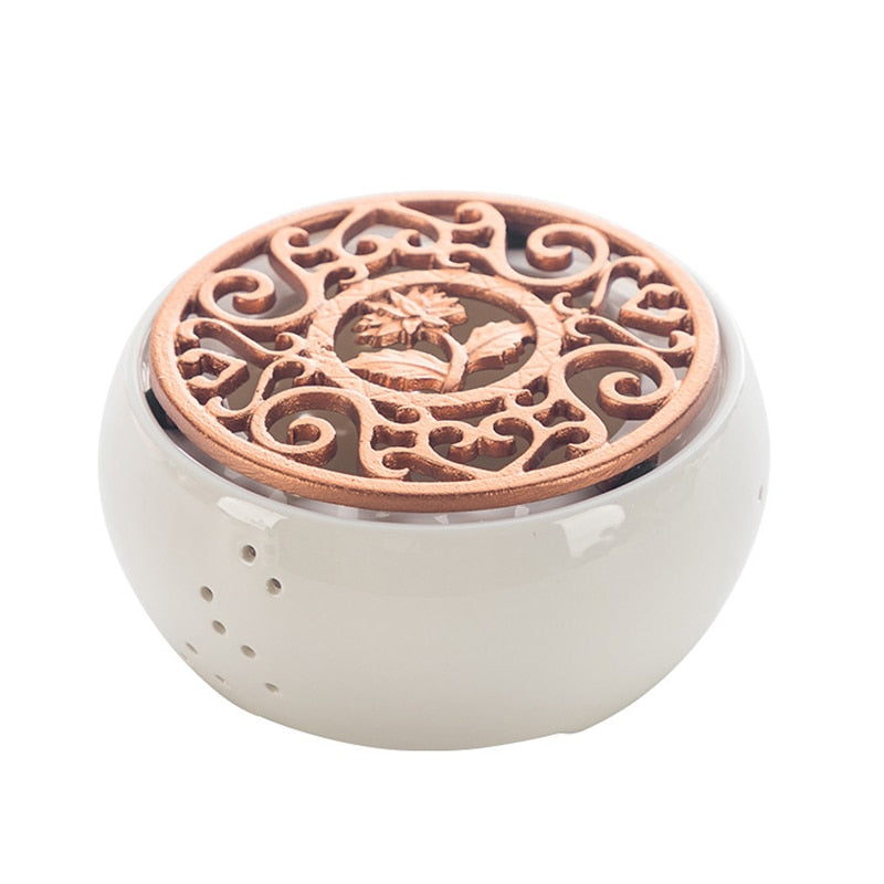 Ceramic Teapot Warmer with Candle Heater Base by HitMyNeed