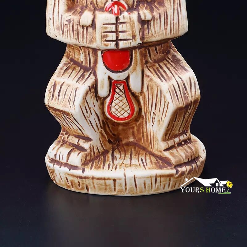 Ceramic Tiki Mug 480mL Cocktail Drinkware by HitMyNeed