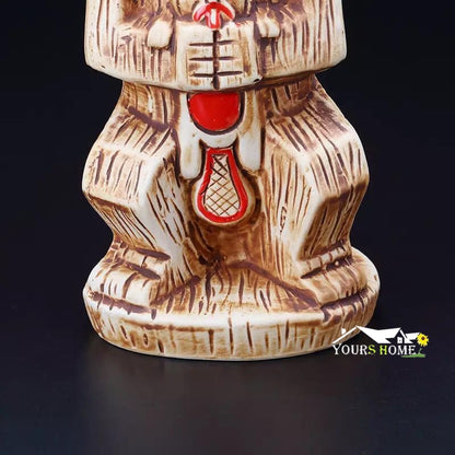 Ceramic Tiki Mug 480mL Cocktail Drinkware by HitMyNeed