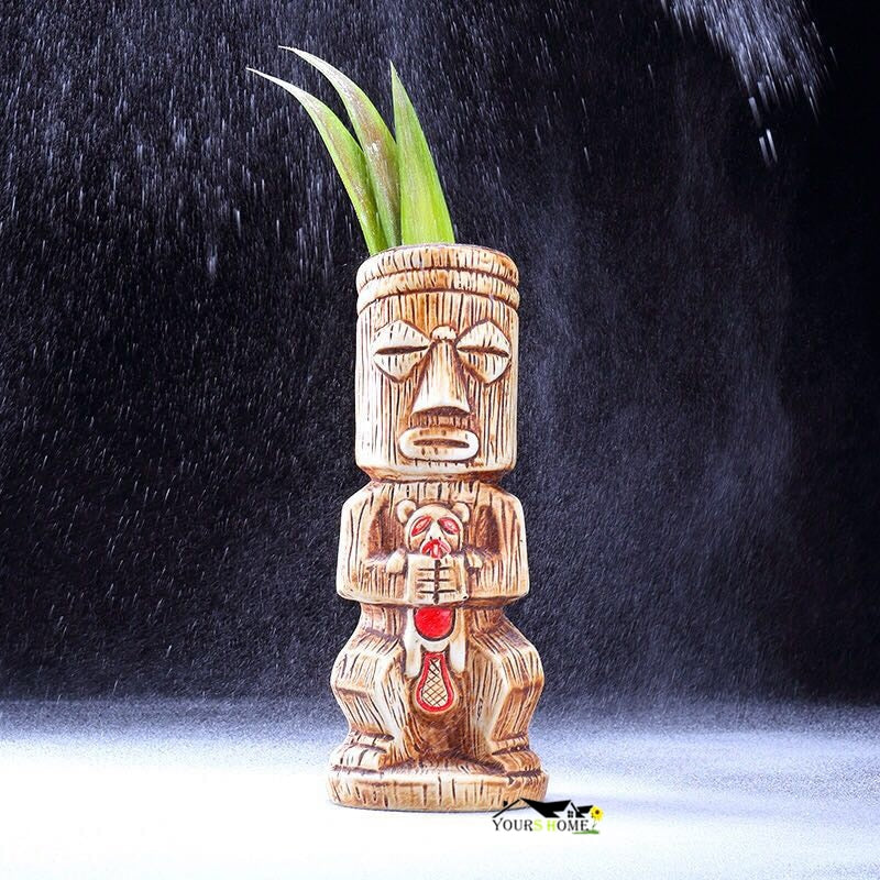 Ceramic Tiki Mug 480mL Cocktail Drinkware by HitMyNeed