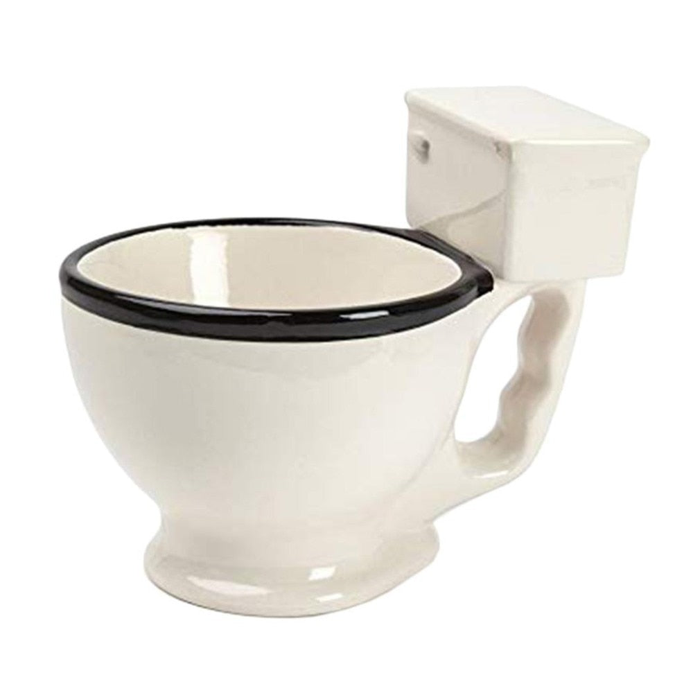 Ceramic Toilet Mug Novelty Cup 300ml by HitMyNeed