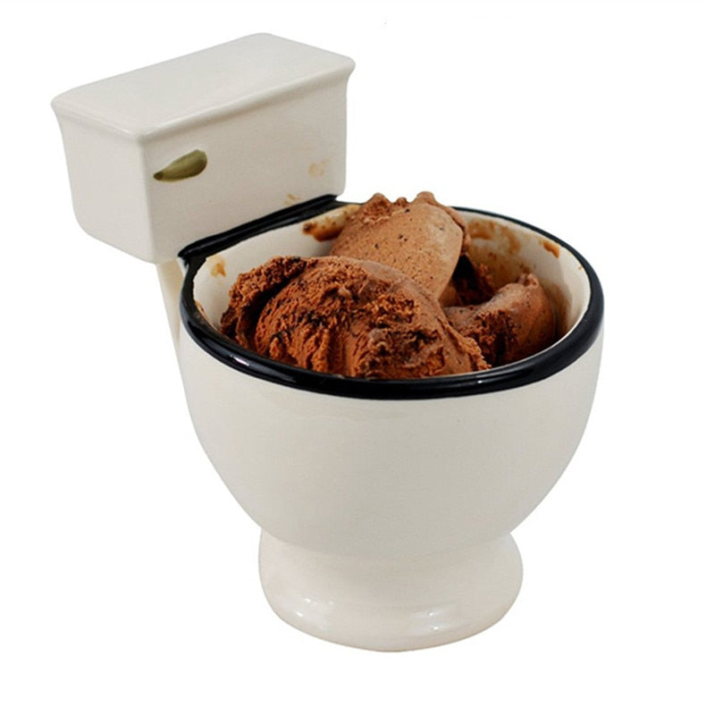 Ceramic Toilet Mug Novelty Cup 300ml by HitMyNeed