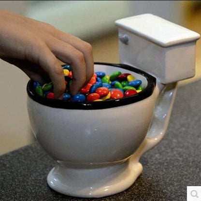 Ceramic Toilet Mug Novelty Cup 300ml by HitMyNeed