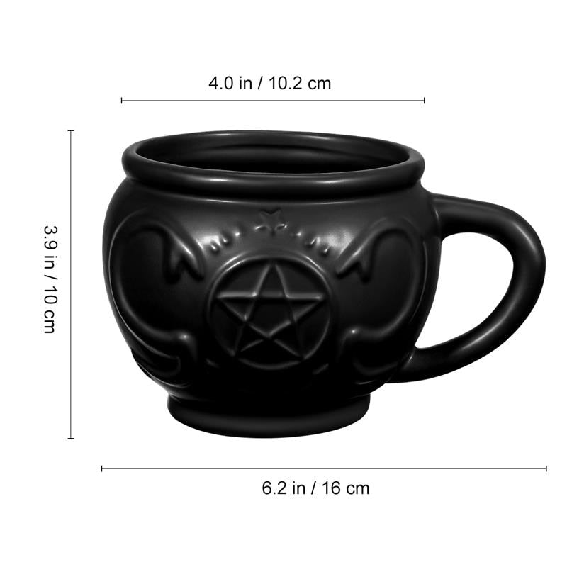 Ceramic Witch Cauldron Mug 520ml by HitMyNeed