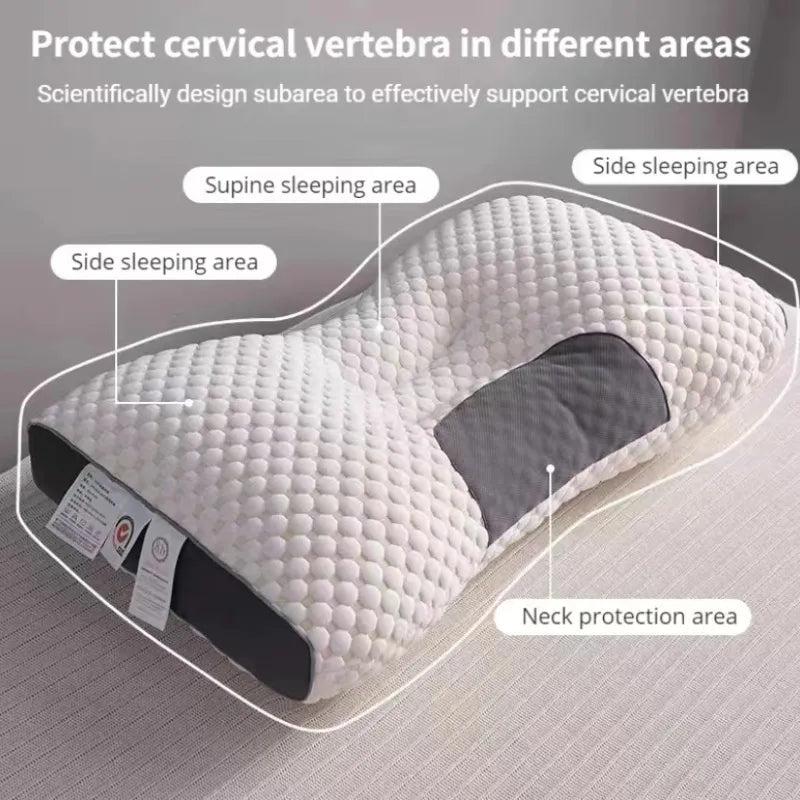 Cervical Orthopedic Soybean Fiber Neck Pillow by HitMyNeed