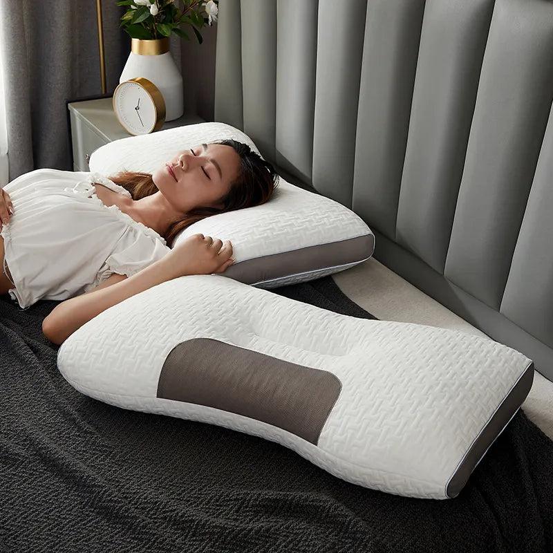 Cervical Orthopedic Soybean Fiber Neck Pillow by HitMyNeed