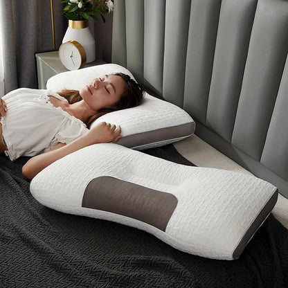 Cervical Orthopedic Soybean Fiber Neck Pillow by HitMyNeed