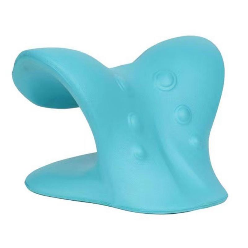 Cervical Spine U-Shaped Shiatsu Neck Massage Pillow green by HitMyNeed