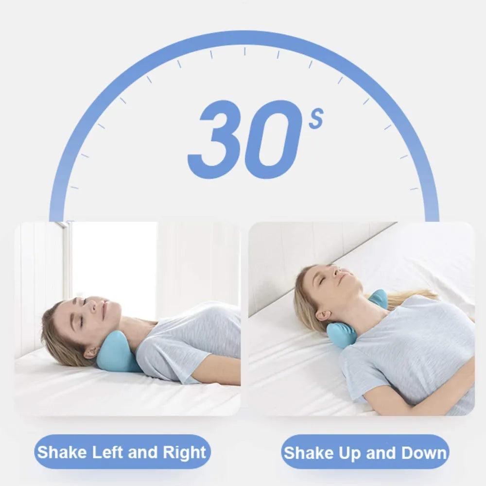 Cervical Traction Neck Stretcher & Alignment Pillow by HitMyNeed