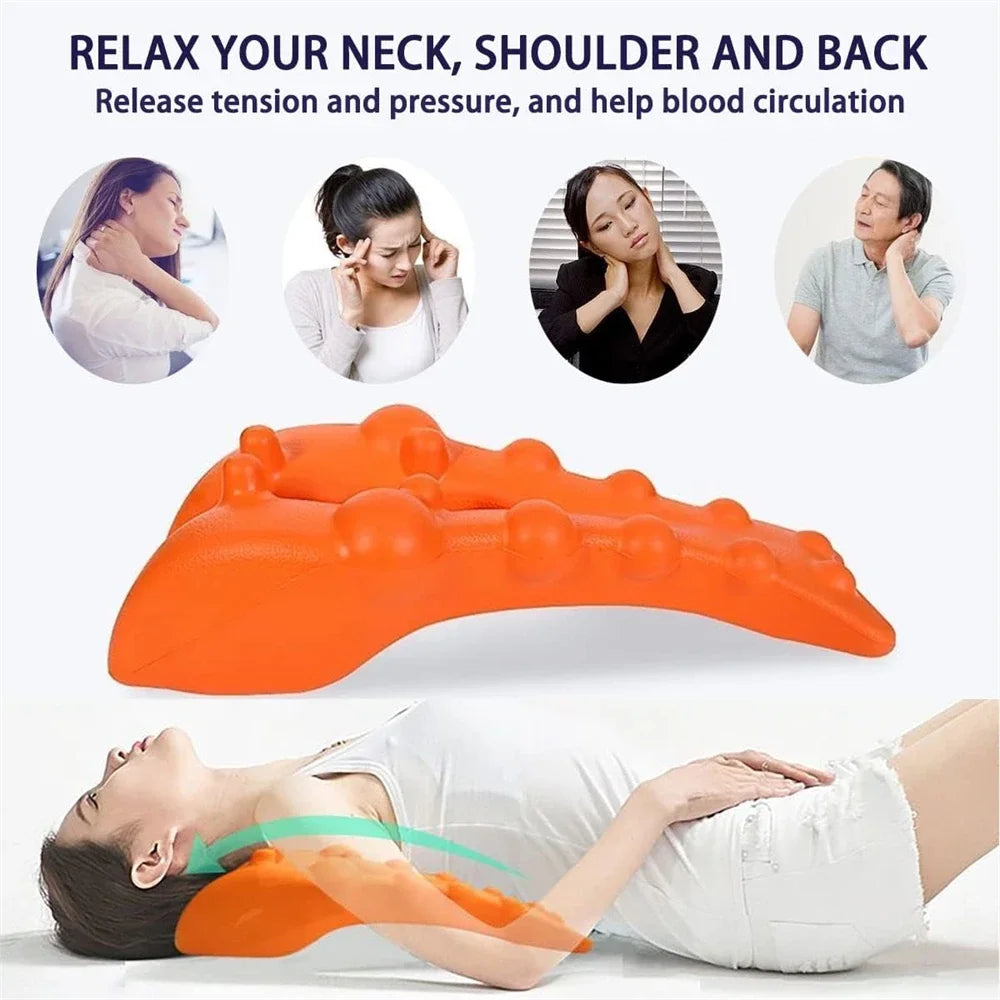 Cervical Traction Neck Stretcher and Massager by HitMyNeed