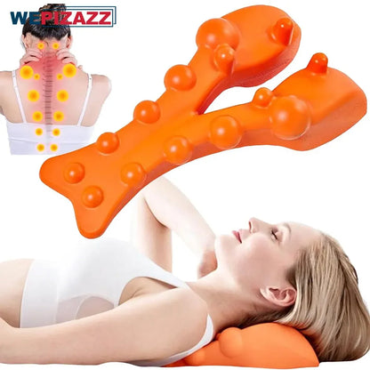 Cervical Traction Neck Stretcher and Massager by HitMyNeed