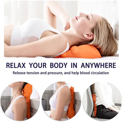 Cervical Traction Neck Stretcher and Massager by HitMyNeed