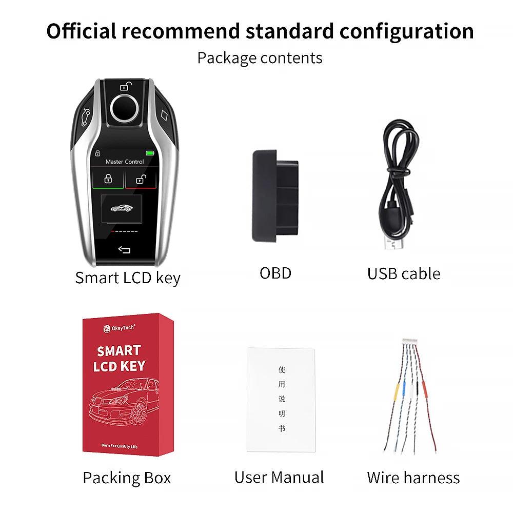 CF618 LCD Smart Remote Key with Apple Find My by HitMyNeed