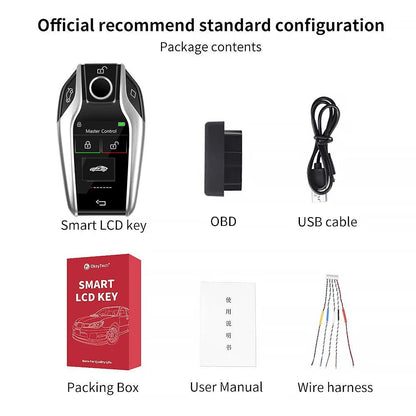 CF618 LCD Smart Remote Key with Apple Find My by HitMyNeed