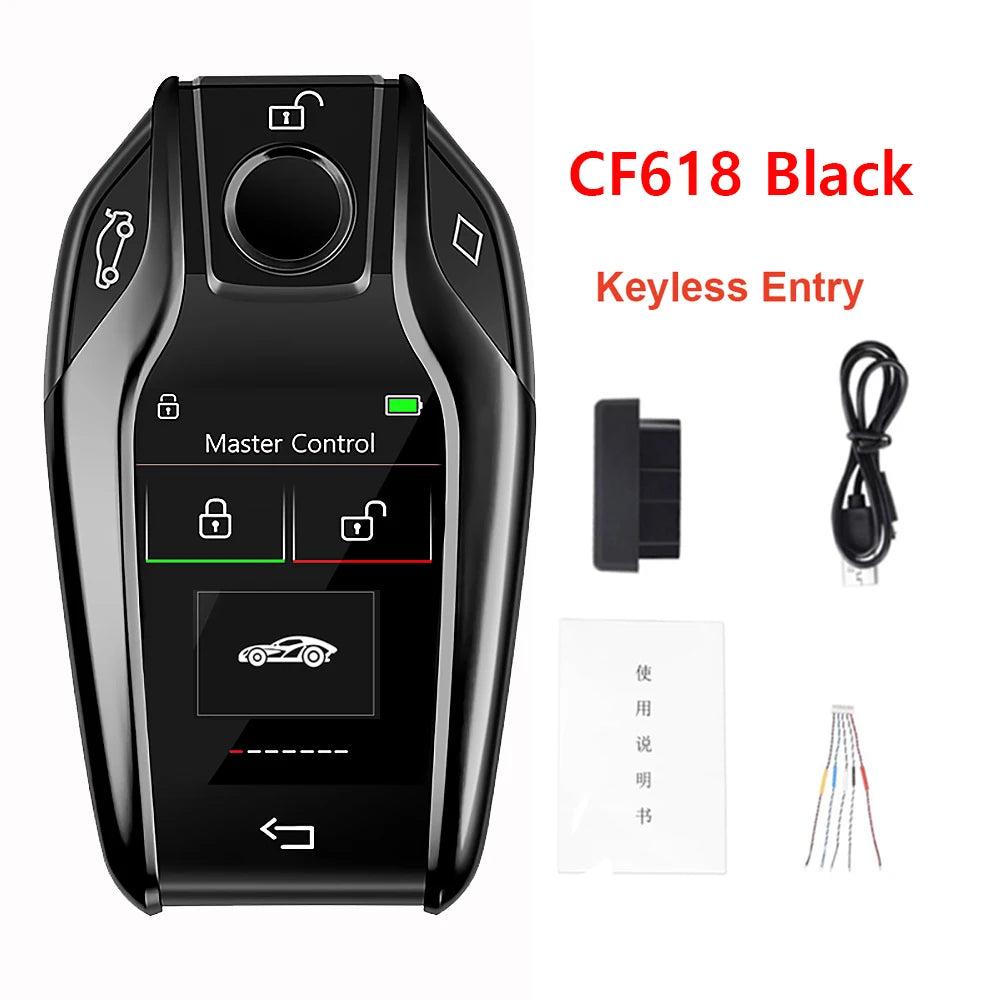 CF618 LCD Smart Remote Key with Apple Find My cf618-black by HitMyNeed