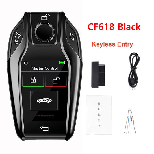 CF618 LCD Smart Remote Key with Apple Find My cf618-black by HitMyNeed