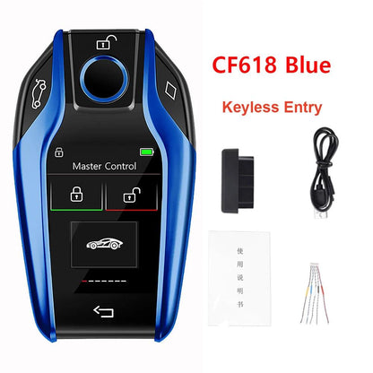 CF618 LCD Smart Remote Key with Apple Find My cf618-blue by HitMyNeed