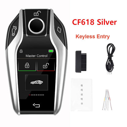 CF618 LCD Smart Remote Key with Apple Find My cf618-silver by HitMyNeed