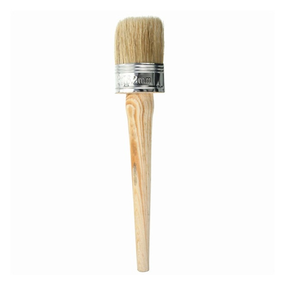 Chalk Paint Brush with Ergonomic Wooden Handle by HitMyNeed
