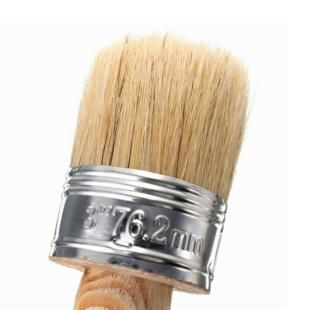 Chalk Paint Brush with Ergonomic Wooden Handle by HitMyNeed