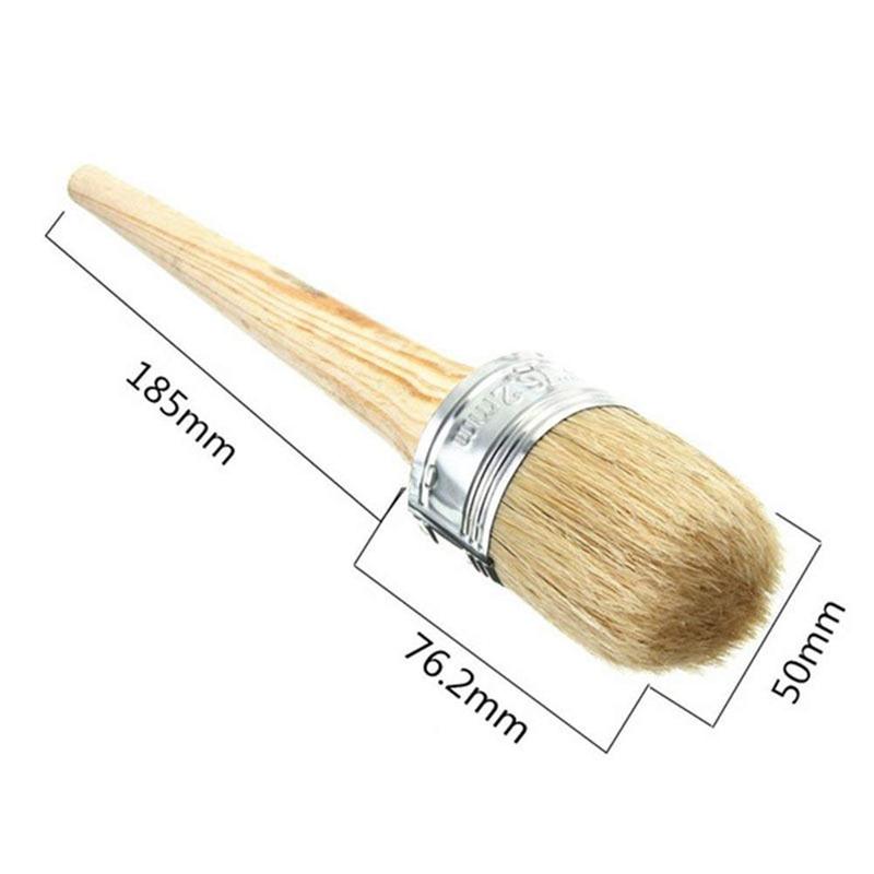 Chalk Paint Brush with Ergonomic Wooden Handle by HitMyNeed