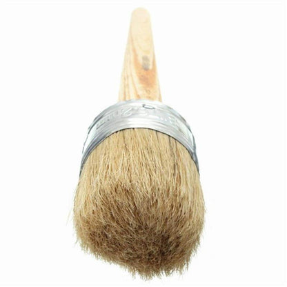 Chalk Paint Brush with Ergonomic Wooden Handle by HitMyNeed