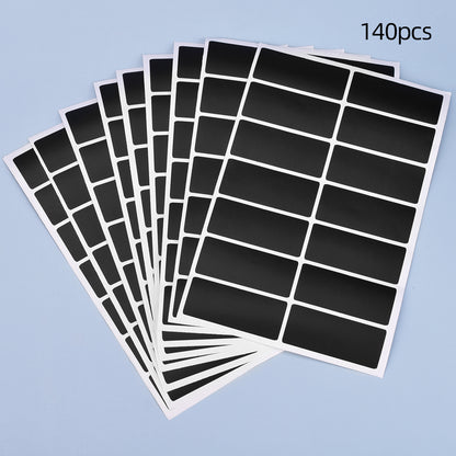 Chalkboard Jar Labels with White Pen (140 Pack) by HitMyNeed