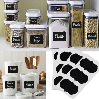 Chalkboard Sticker Labels for Containers (36-Pack) by HitMyNeed