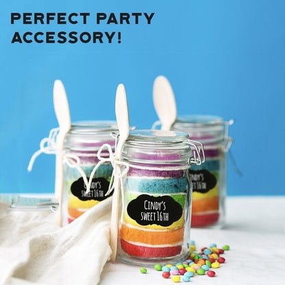 Chalkboard Sticker Labels with Marker (250 Pack) by HitMyNeed