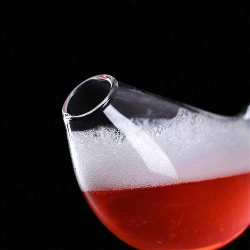 Champagne and Wine Bird Cocktail Glass Set of 2 by HitMyNeed