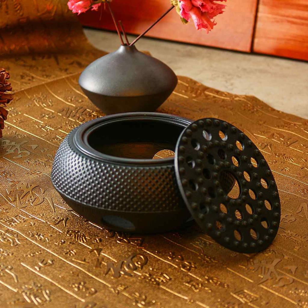 Charcoal Cast Iron Teapot Warmer by HitMyNeed