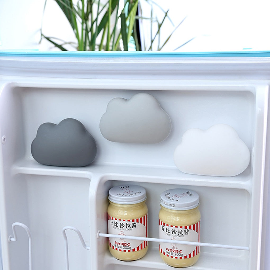 Charcoal Cloud Fridge Deodorizer with Suction Cups by HitMyNeed
