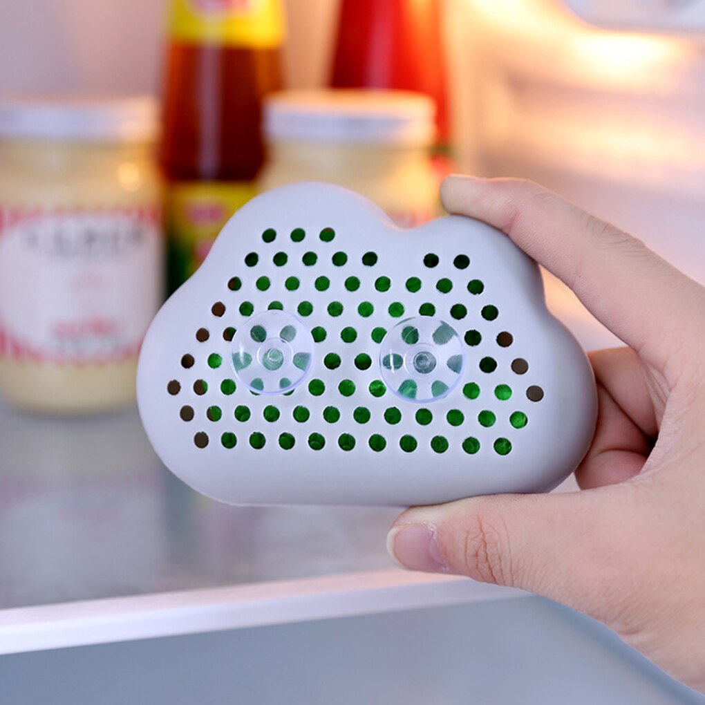 Charcoal Cloud Fridge Deodorizer with Suction Cups by HitMyNeed