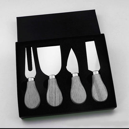 Cheese Knife Set with Bamboo Handles, 4-Piece by HitMyNeed