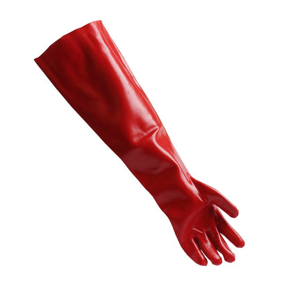 Chemical Resistant PVC Gloves 60cm - Protective Pair by HitMyNeed