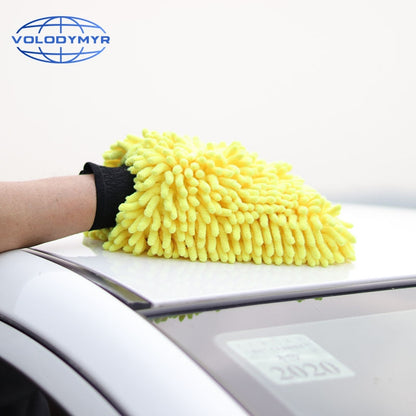 Chenille Microfiber Car Wash Mitt Glove by HitMyNeed