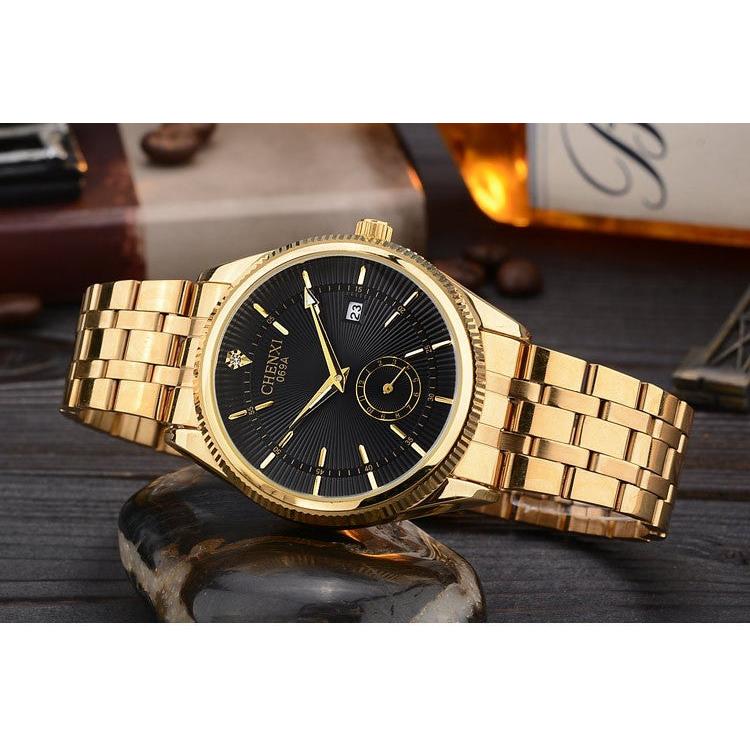 CHENXI Men's Stainless Steel Dress Watch by HitMyNeed