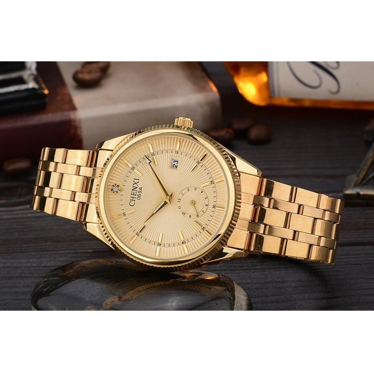 CHENXI Men's Stainless Steel Dress Watch by HitMyNeed