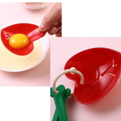 Cherry Heart Measuring Spoons Set with Egg Separator by HitMyNeed