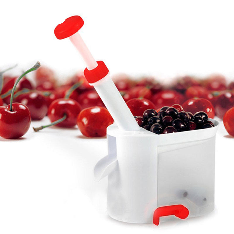 Cherry Pitter Tool for Cherries, Olives & Plums by HitMyNeed