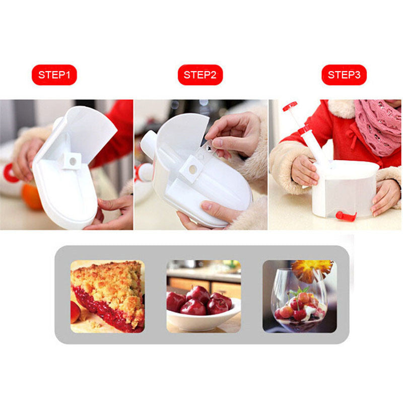 Cherry Pitter Tool for Cherries, Olives & Plums by HitMyNeed