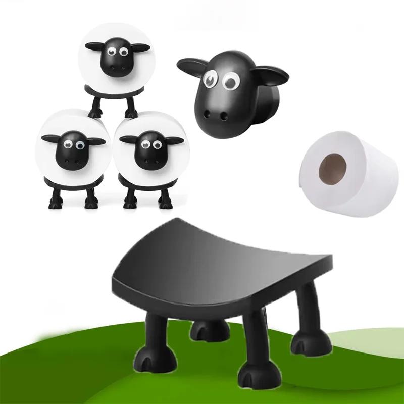 Chic Sheep Toilet Roll Holder & Tissue Organiser by HitMyNeed