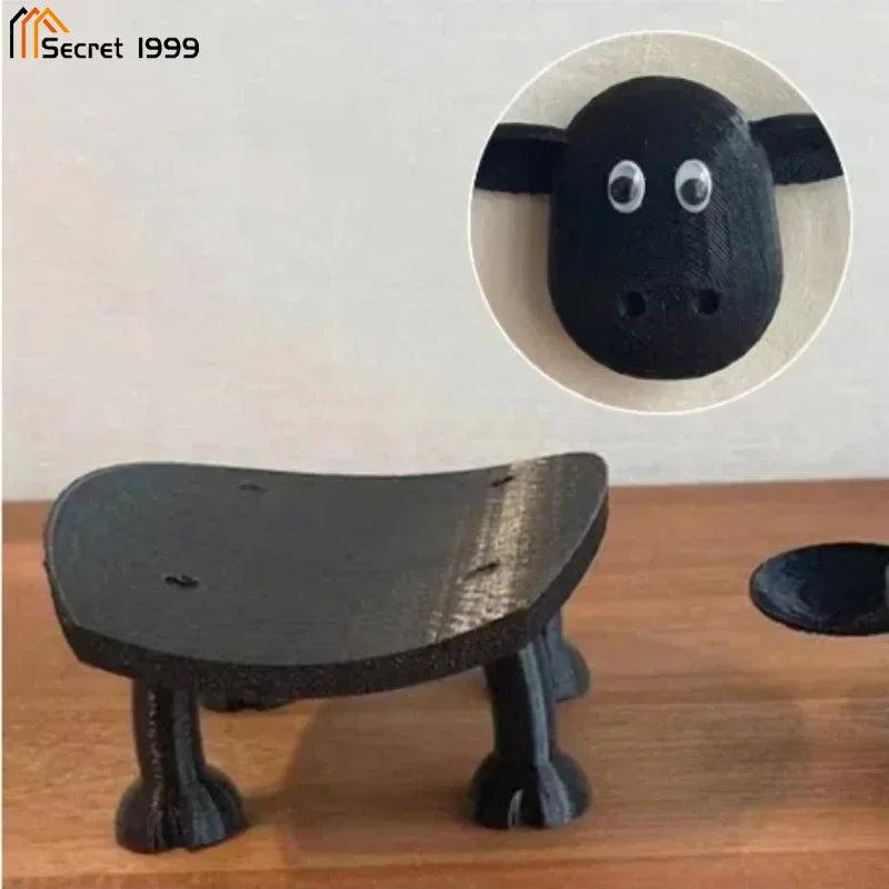 Chic Sheep Toilet Roll Holder & Tissue Organiser by HitMyNeed