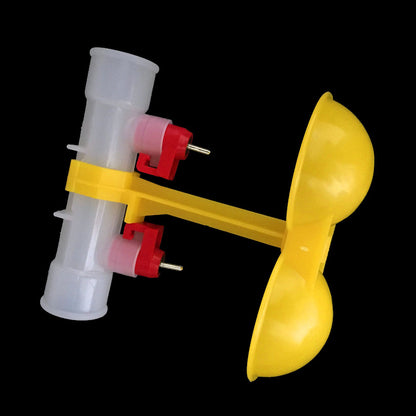 Chicken Drinker Double-Cup Poultry Set (10 Pack) by HitMyNeed