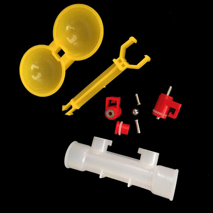 Chicken Drinker Double-Cup Poultry Set (10 Pack) by HitMyNeed