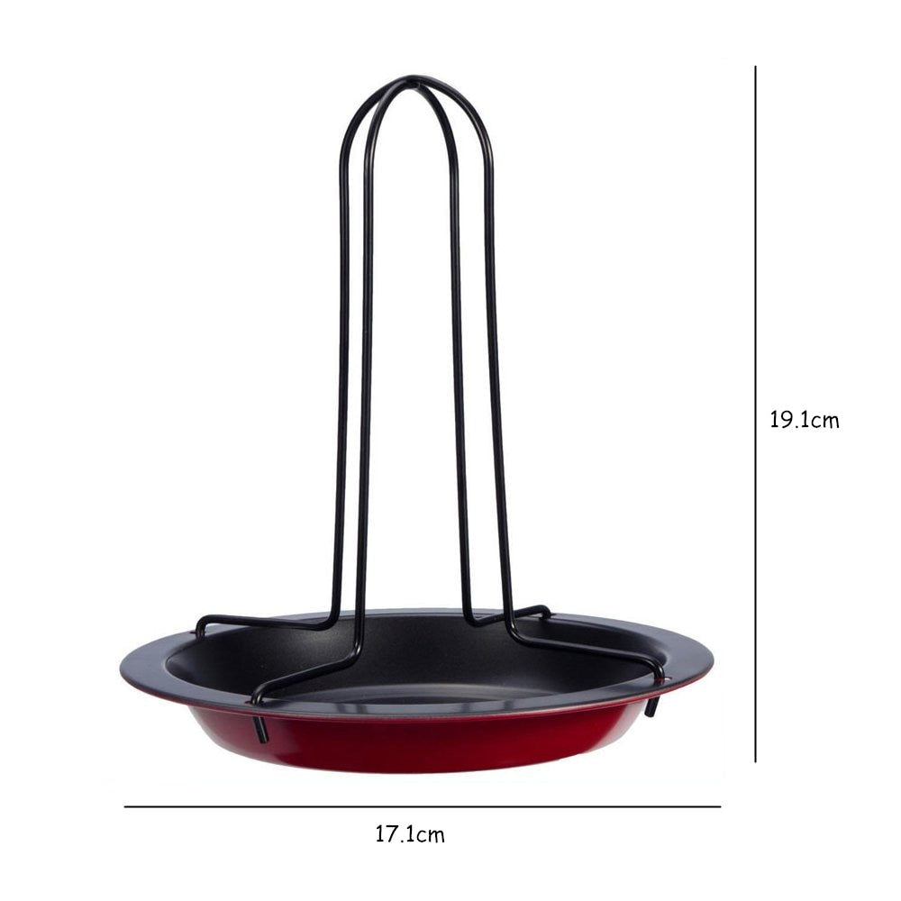 Chicken Roaster Stand Grill Rack with Drip Pan by HitMyNeed