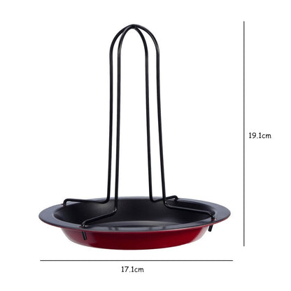 Chicken Roaster Stand Grill Rack with Drip Pan by HitMyNeed