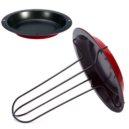 Chicken Roaster Stand Grill Rack with Drip Pan by HitMyNeed