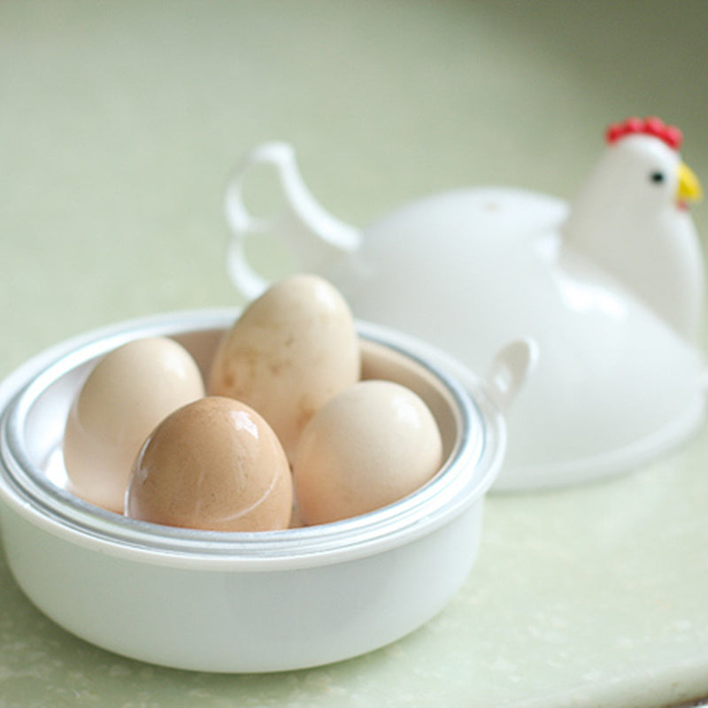 Chicken-Shaped Microwave Egg Boiler Cooker by HitMyNeed