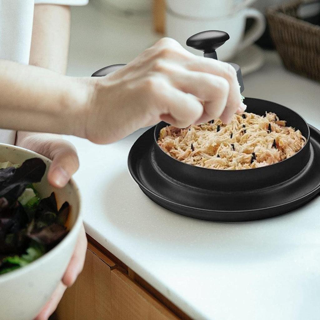 Chicken Shredder Bowl with Twist Handles red by HitMyNeed